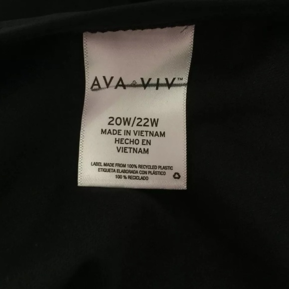 Ava & Viv 20/22 24/26 Ruched High Bikini Bottoms - Picture 7 of 8